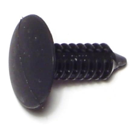 Midwest Fastener 5.5mm x 17mm x 20mm Black Plastic Hole Shield Clips 10PK 69152